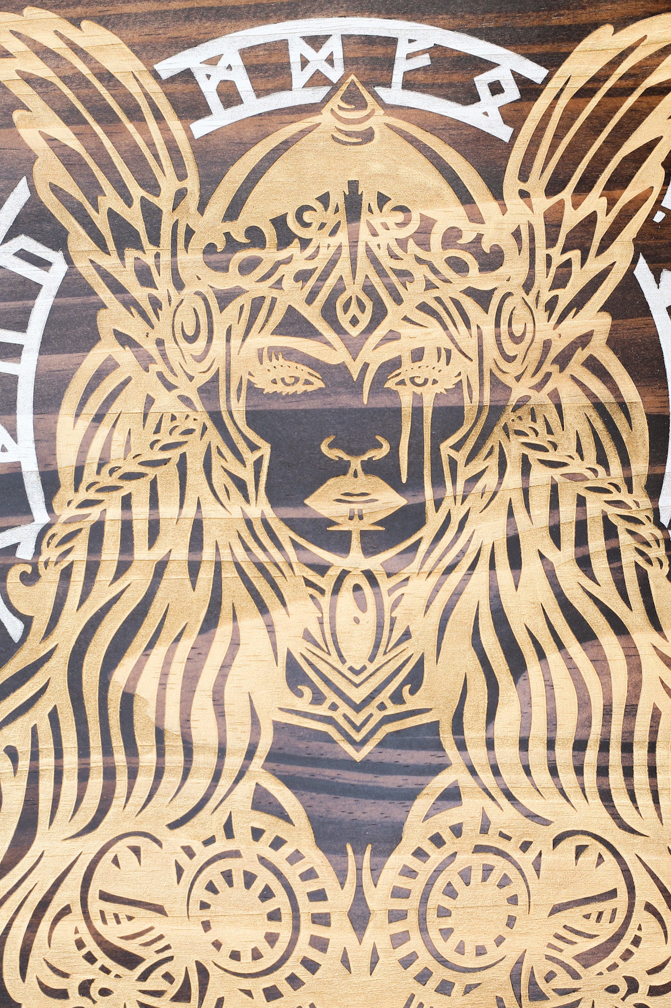 Freya/Freyja Wall Hanging (Kona and Gold)